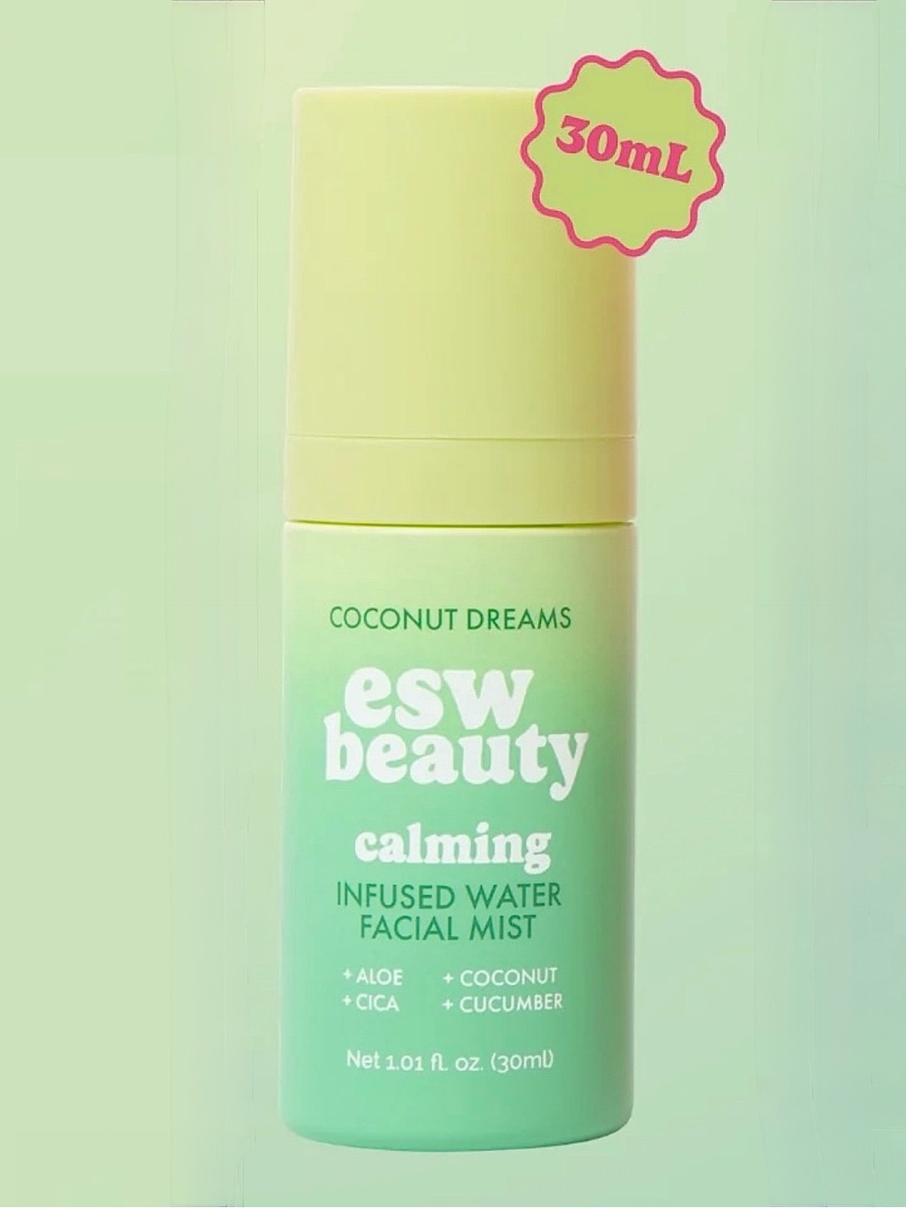 Esw Beauty New. Coconut Dreams Calming Infused Facial Mist. 1.01 fl. oz. (30ml).